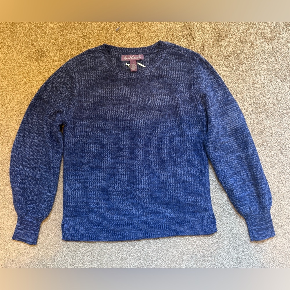 Gloria Vanderbilt Blue Sweater